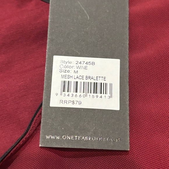 One Teaspoon Mesh Lace Bralette NWT - Picture 3 of 3